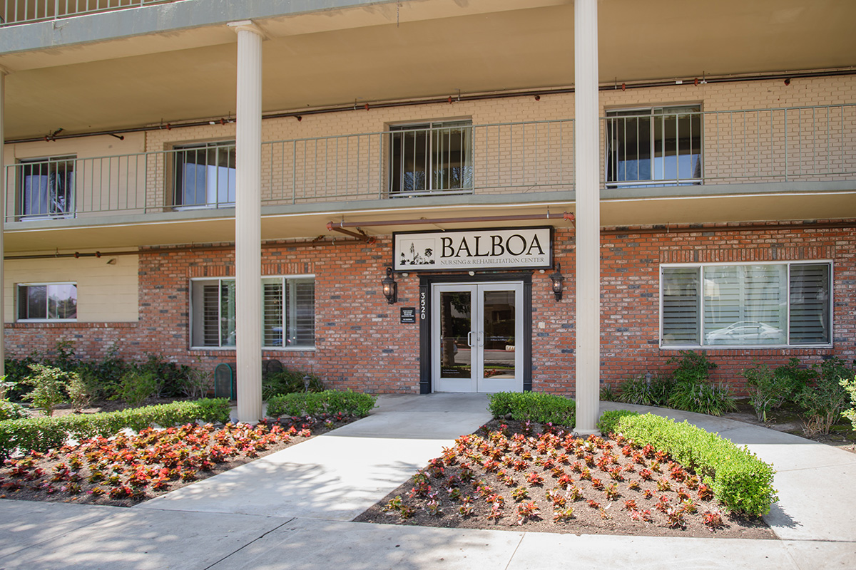 The front entrance to Balboa